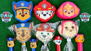 PAW PATROL SKYE VS CHASE amp MARSHALL UNBOXING ASMR VIDEO  CANDY SWEETS OPENING  SATISFYING RELAXING [upl. by Ttik]