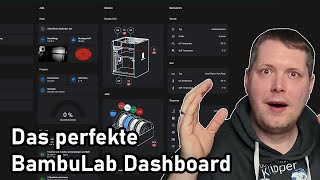 BambuLab X1C HomeAssistant Dashboard [upl. by Linzer]