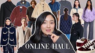 ONLINE SHOPPING Fall 2024 amp my work updates  Maje Sandro Arket Ganni Toteme Golden Goose [upl. by Nikkie]