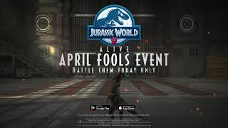 Jurassic World Alive  April Fools Events Trailer [upl. by Botsford]