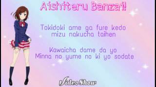 Aishiteru Banzai Maki Nishikino Ver Lyrics [upl. by Nnaoj290]