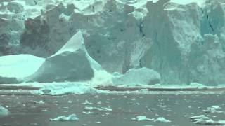 Giant Glacier Calve  Antarctica [upl. by Araik149]