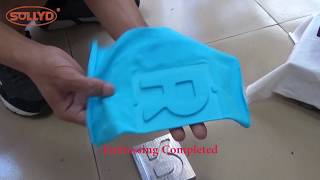 SOLLYD RGM700 Embossing SILICONE Operation Process Tutorial [upl. by Dahsraf]