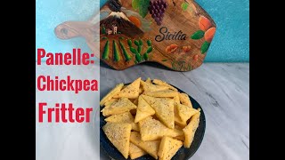 Panelle Sicilian Chickpea Fritter  Typical Street Food from Palermo Sicily [upl. by Leynwad]