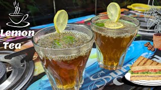 Lemon Tea Recipe  CookwithPatels  Simple [upl. by Nyasuh]