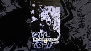 ODA amp HORIKOSHI ART onepiece manga [upl. by Trumaine]