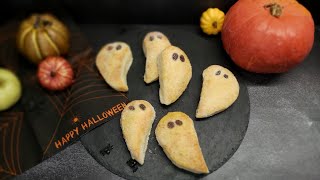 Halloween Blitzrezept Quarkteig 👻 Geister [upl. by Hew775]