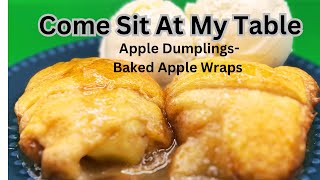 Apple Dumplings  Baked Apple Wraps [upl. by Casimire]