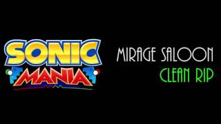 Sonic Mania BETA OST  Mirage Saloon Act 2 CLEAN RIP [upl. by Helgeson]