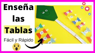 🤓🔢 Juego para Enseñar las Tablas de Multiplicar 💕 Manualidades para Aprender a Multiplicar [upl. by Jagir]