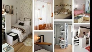 7 IDEAS FENOMENALES PARA AHORRAR ESPACIO EN HABITACIONES PEQUEÑAS [upl. by Ettenwahs]