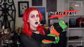 Complete Sweater Disaster  Crochet Studio Vlog [upl. by Neelyad]