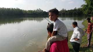 Catching Fish Ramsagar Dinajpur [upl. by Thetis]