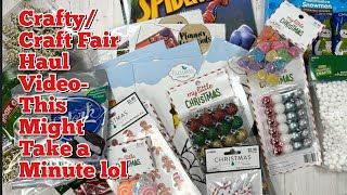 Crafty Craft Fair Haul Video  Dollar Tree Hobby Lobby Elizabeth [upl. by Atlanta]