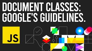 How Google Documents JavaScript Classes JS Docs [upl. by Nednarb202]