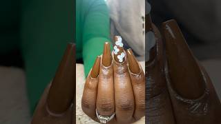 Chocolate Brown Nails youtubechamps discovermyafrica [upl. by Henni582]