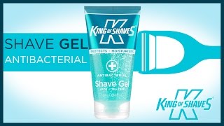 Antibacterial Shave Gel  King of Shaves [upl. by Xella]