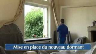 PVC FRANCE AK5 POSE EQUIPE Installation dune fenêtre flv [upl. by Netsirc908]