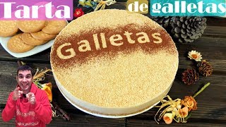 TARTA de GALLETAS SIN HORNO😍🍪😋 CREMOSO y DELICIOSO Receta  451 [upl. by Jacquetta732]