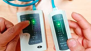 Network Lan cable tester in Detail  Electrical Rohit [upl. by Bahner]