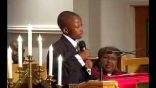 Minister Jared SawyerEven Though I Am Young Send Me Sermon  10 years old [upl. by Nedla]