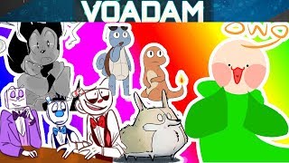 ALL VOAdam Comic Dubs from June With OwO Baldi Casino Cups Quest for the Ink Machine Pokemon and [upl. by Latsyek]