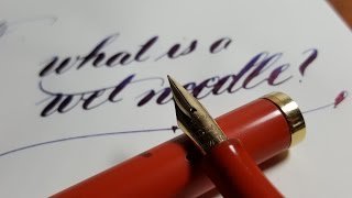 Waterman 54 Cardinal Red THE ULTIMATE WET NOODLE NIB [upl. by Guntar]