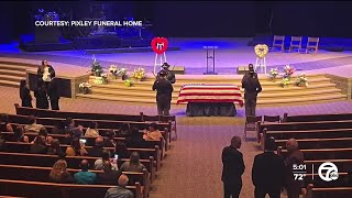 Laying Bradley Reckling to rest in Auburn Hills funeral [upl. by Obala]