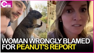 Woman wrongly blamed for reporting Peanut the squirrels death speaks out against harassment [upl. by Leahcir]