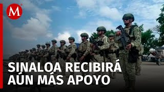 Sedena envía 300 militares más a Culiacán tras la ola de violencia [upl. by Rysler]