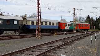 Alte Waggons am Landesbahnhof Feldbach Südoststeiermark Austria [upl. by Tem]