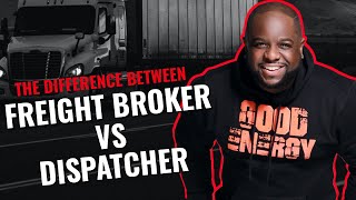 TRUCKING BUSINESS  THE DIFFERENCE BETWEEN DISPATCHER amp FREIGHT BROKER [upl. by Esiahc]