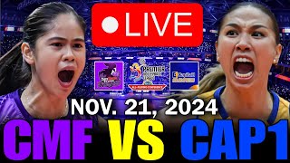 CHOCO MUCHO VS CAPITAL 1 🔴LIVE NOW  NOV 21 2024  PVL ALL FILIPINO CONFERENCE 2024 [upl. by Maren]