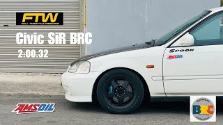 FTW BRC Civic SiR B16 200 [upl. by Sivahc885]