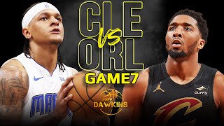 Cleveland Cavaliers vs Orlando Magic Game 7 Full Highlights  2024 ECR1  FreeDawkins [upl. by Okier]