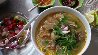 Bún bò giò heo  Beef and pork knuckle noodle soup  Helens Recipes [upl. by Nimajaneb345]