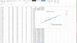 Normal Quantile QQ Plots In Excel Part 1 [upl. by Hyacintha233]