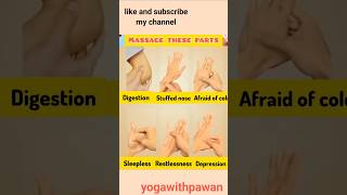 Acupressure massage points for health accupressure massagetherapy yoga health reels shortvideo [upl. by Bergess772]