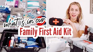 How To Build a Home First Aid Kit  What’s In Our Family Medical Box [upl. by Tali]