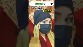 Trying turban hijab 😍tutorial hijab vlogsbymodesthijabi shortsvideo [upl. by Wavell]