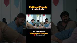 Mr Beast Parody Ft Indian Creators carryminati bhuvambam ashsishchanchlani mrbeast shorts [upl. by Anoiuq]