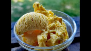 RICETTA GELATO FATTO IN CASA senza gelatieracome fare il gelato alla crema [upl. by Egreog]