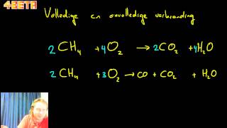 Onvolledige verbranding en reactievergelijkingen [upl. by Wrigley]