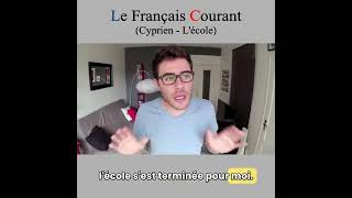 🎥 Apprenez le Français avec Cyprien  Lécole [upl. by Llerrom]