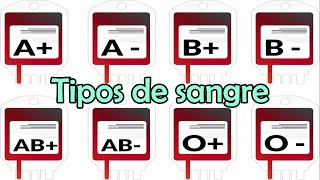 Los tipos de sangre [upl. by Yvon819]