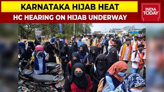 Karnataka Hijab Faceoff Karnataka High Court Hearing On Hijab Underway  Education Vs Faith [upl. by Lenaj]