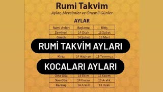 Rumi Takvim Ayları Kocakarı Ayları rumitakvim kocakarıayları rumiaylar [upl. by Ozmo229]