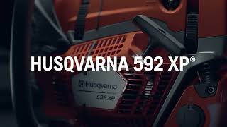 Husqvarna 592 XP® Chainsaw  More Powerful Than Ever [upl. by Akcirehs934]