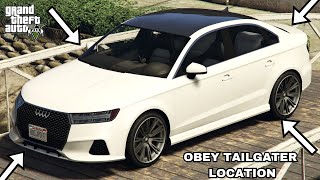 GTA 5  Obey Tailgater Location PS3 PS4 Xbox360 XboxOne and PC [upl. by Emolas]