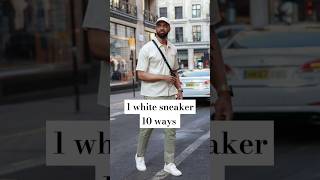 How to wear white sneakersneakers outfitytshorts sneaker outfitideas [upl. by Assilana]